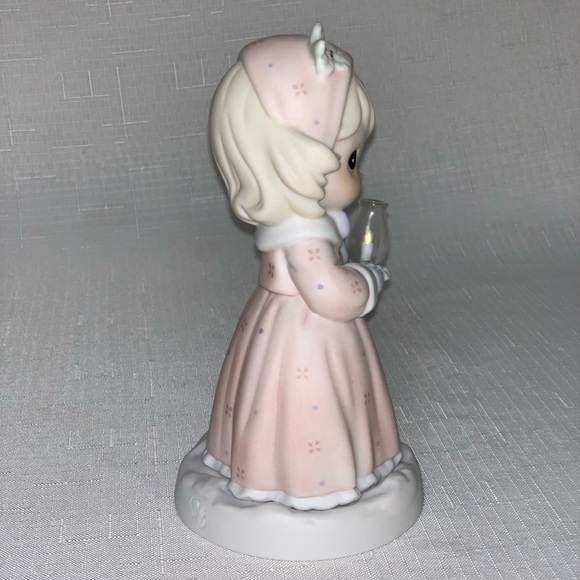 🆕 Vintage PRECIOUS MOMENTS ENESCO 1995 Making Spirits Bright Figurine Christmas - Picture 6 of 12